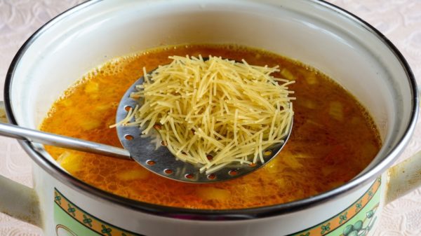 Как приготовить суп с макаронами и курицей