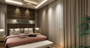 Wooden-floor-carpets-and-curtains-for-bedroom